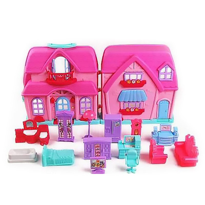 Кукольный домик с мебелью свет звук Qkid 88015B 1